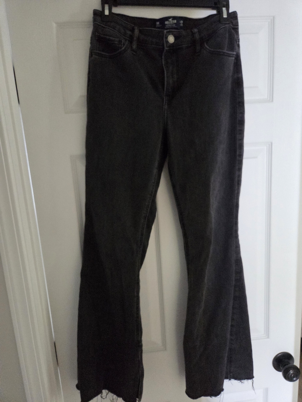 Hollister Black High-Rise Flare Jeans